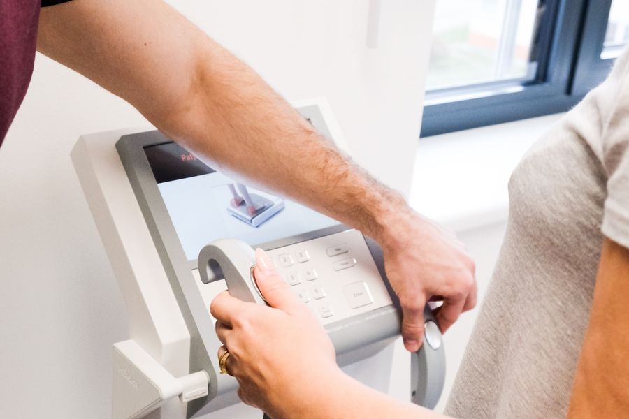 Měření složení těla na přístroji InBody ve studiu FitWay40