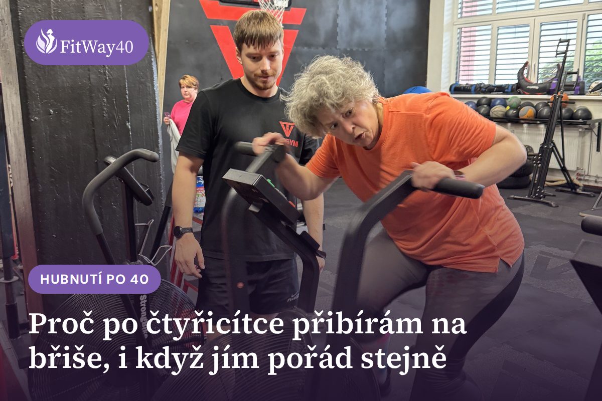 Proč po čtyřicítce přibírám na břiše, i když jím pořád stejně